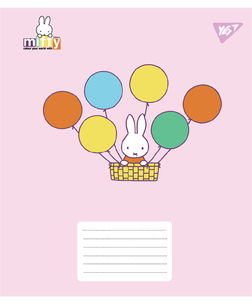 Зошит 18 кл. Yes "Miffy Playfull", 767634 3
