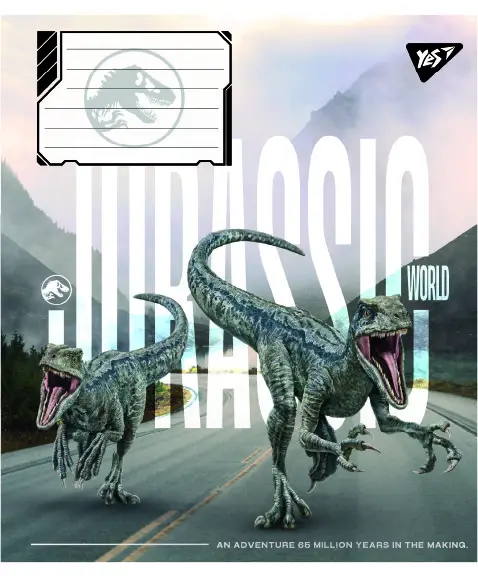 Зошит 12 кос. Yes "Jurassic World Alive", 767679 4