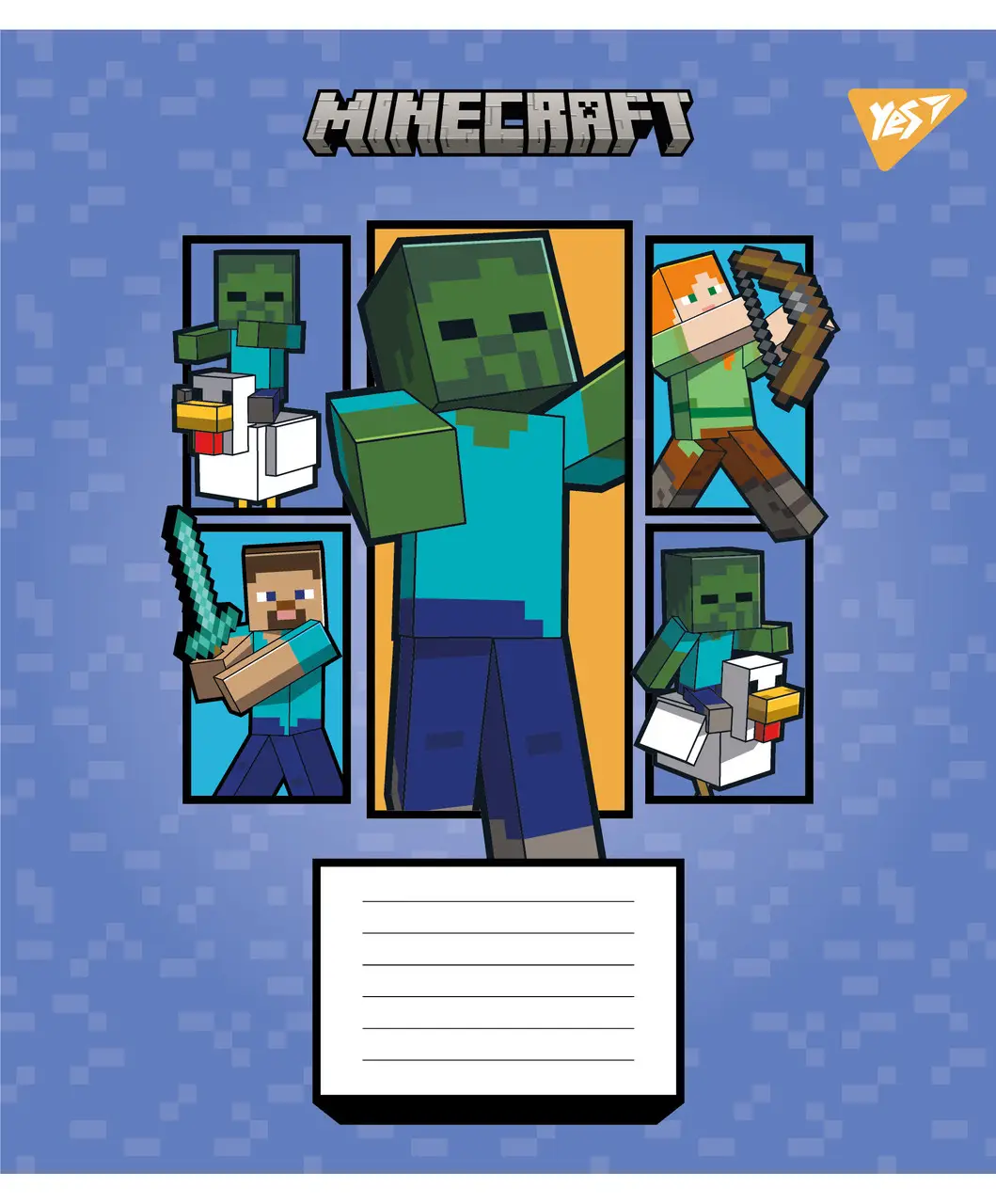 Зошит 12 кос. Yes "Minecraft Arrows", 767572 3