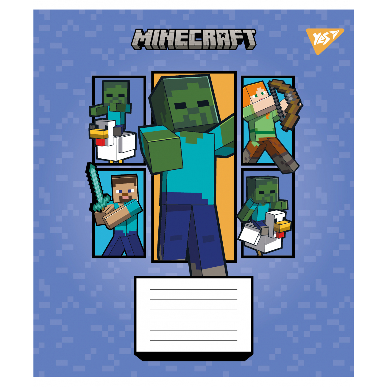 Зошит 24 лін. Yes "Minecraft Arrows", 768225 3