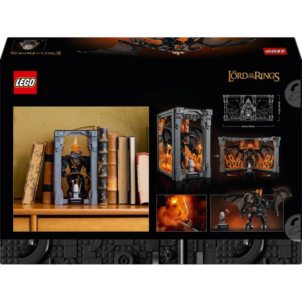 Конструктор Lego Icons "Володар перснів: Балроґ. Книжковий куточок", 10367 10