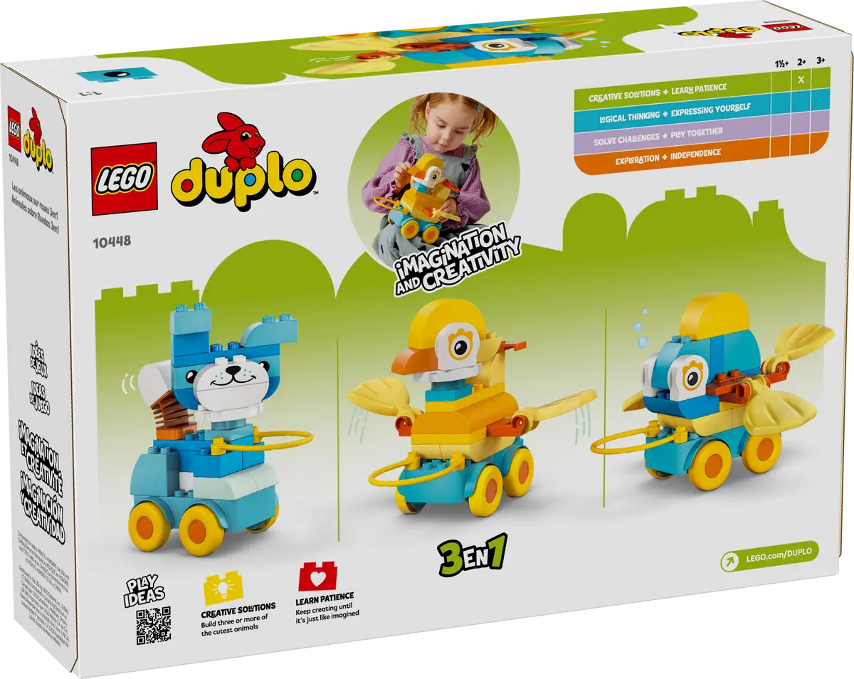 Конструктор Lego Duplo "Тварини на колесах 3в1", 10448 9