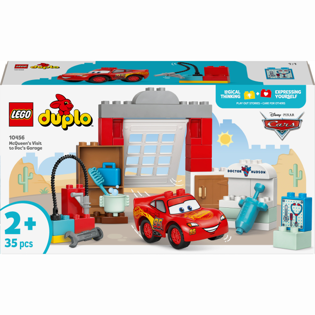 Конструктор Lego Duplo "Візит МакКвіна в гараж Дока", 10456