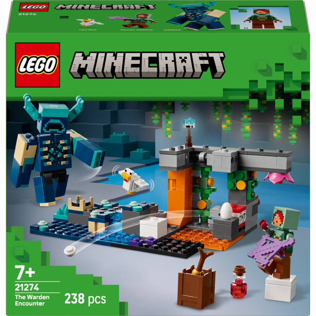 Конструктор Lego Minecraft "Зустріч із Боронителем", 21274
