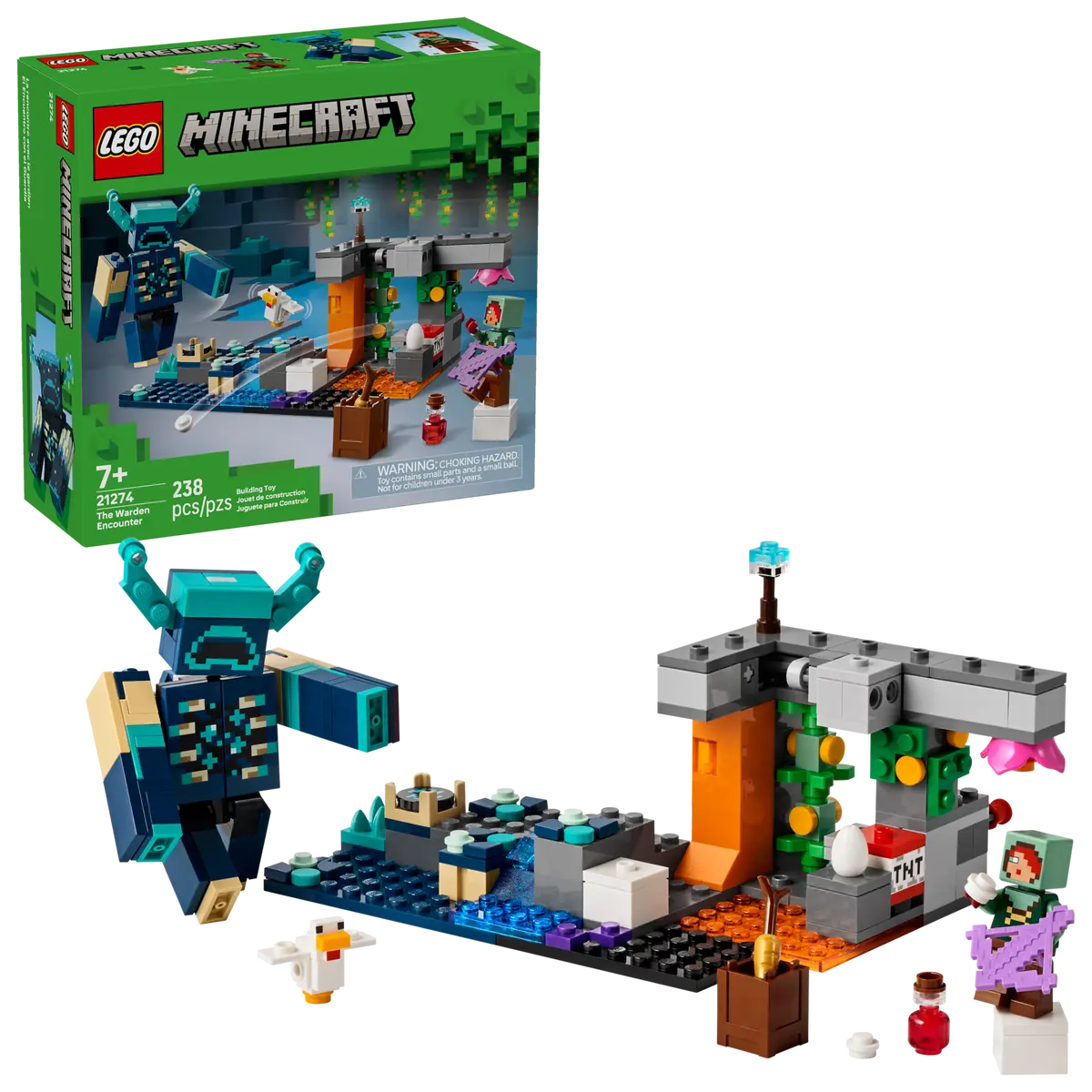 Конструктор Lego Minecraft "Зустріч із Боронителем", 21274 1