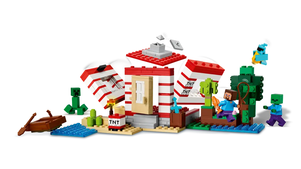 Конструктор Lego Minecraft "Дом по взрывчатке в джунглях", 21275 4