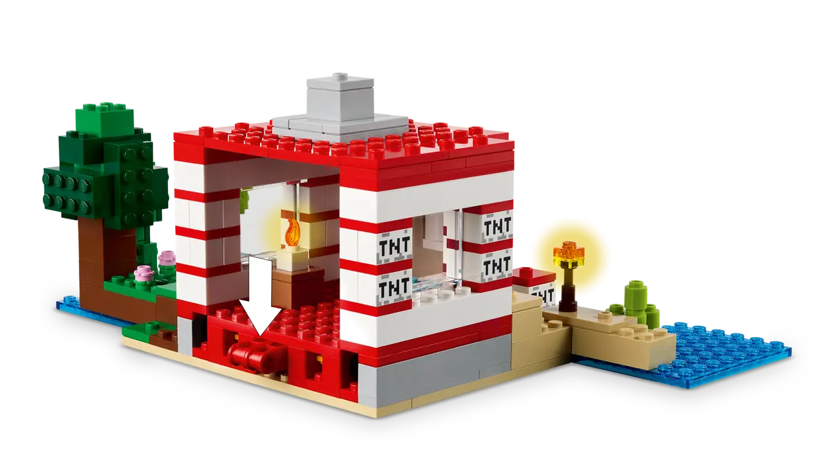 Конструктор Lego Minecraft "Дом по взрывчатке в джунглях", 21275 5
