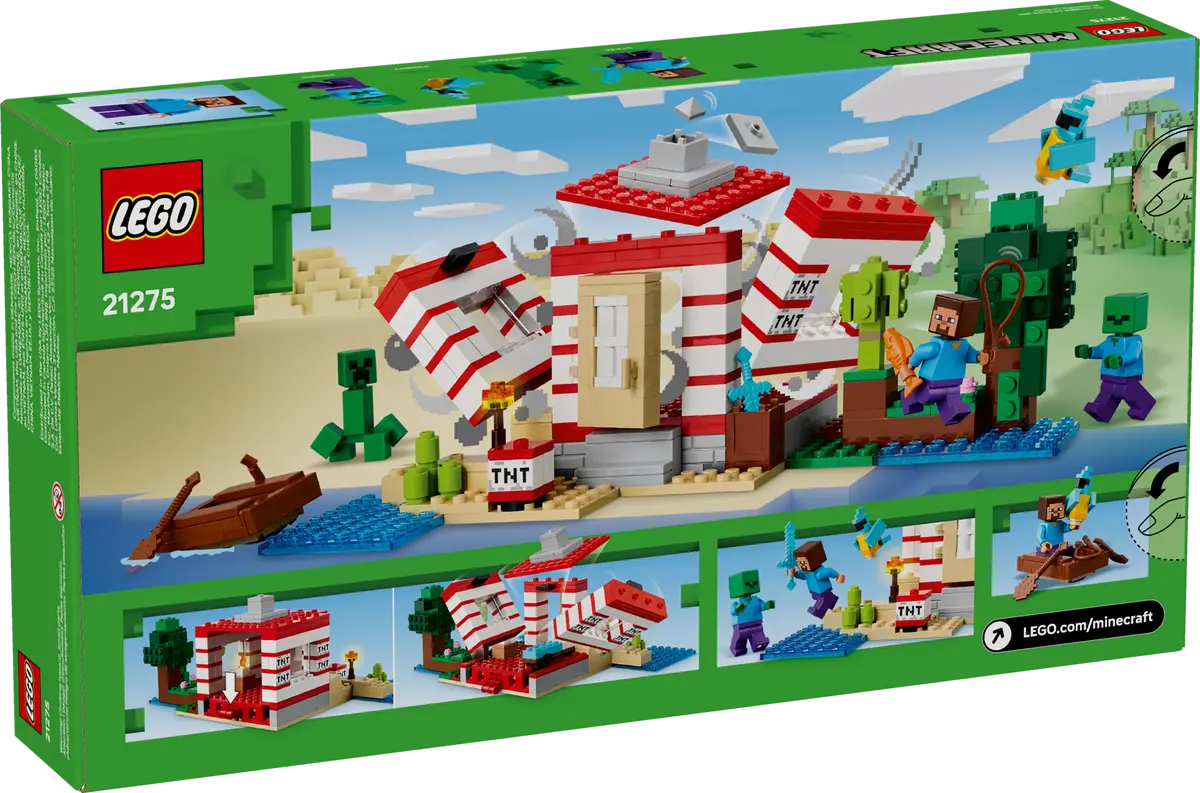 Конструктор Lego Minecraft "Дом по взрывчатке в джунглях", 21275 7