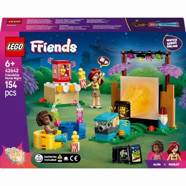 Конструктор Lego Friends "Вечір кіно з друзями", 42642