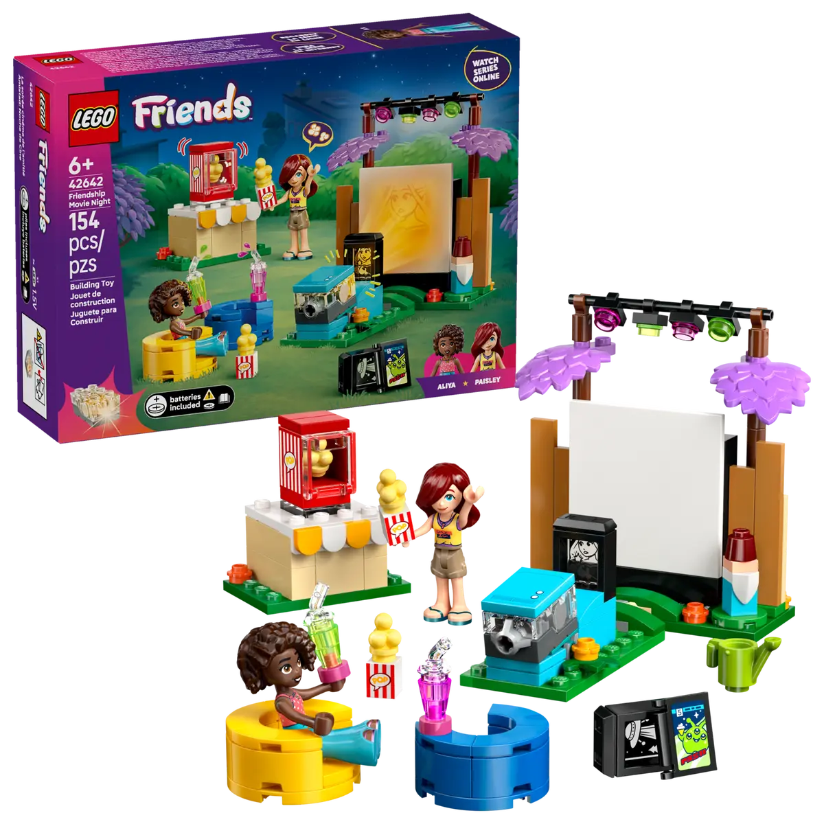 Конструктор Lego Friends "Вечір кіно з друзями", 42642 1