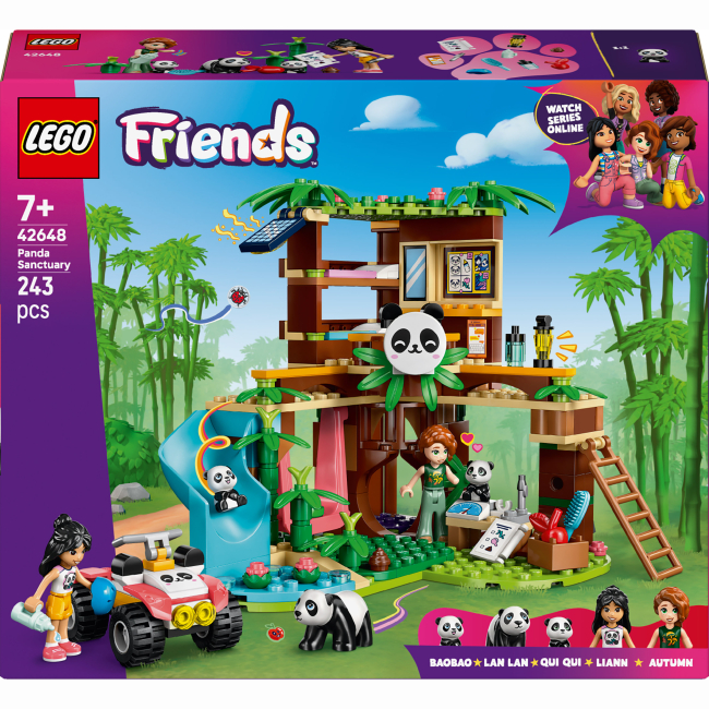 Конструктор Lego Friends "Догляд за тваринами в заповіднику панд", 42648