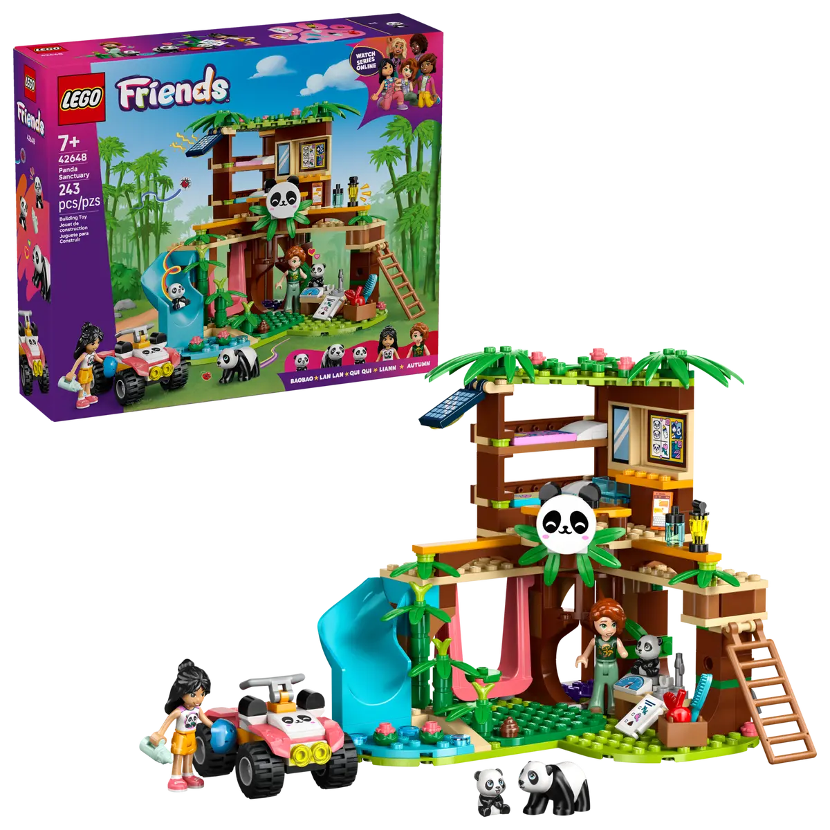 Конструктор Lego Friends "Догляд за тваринами в заповіднику панд", 42648 1