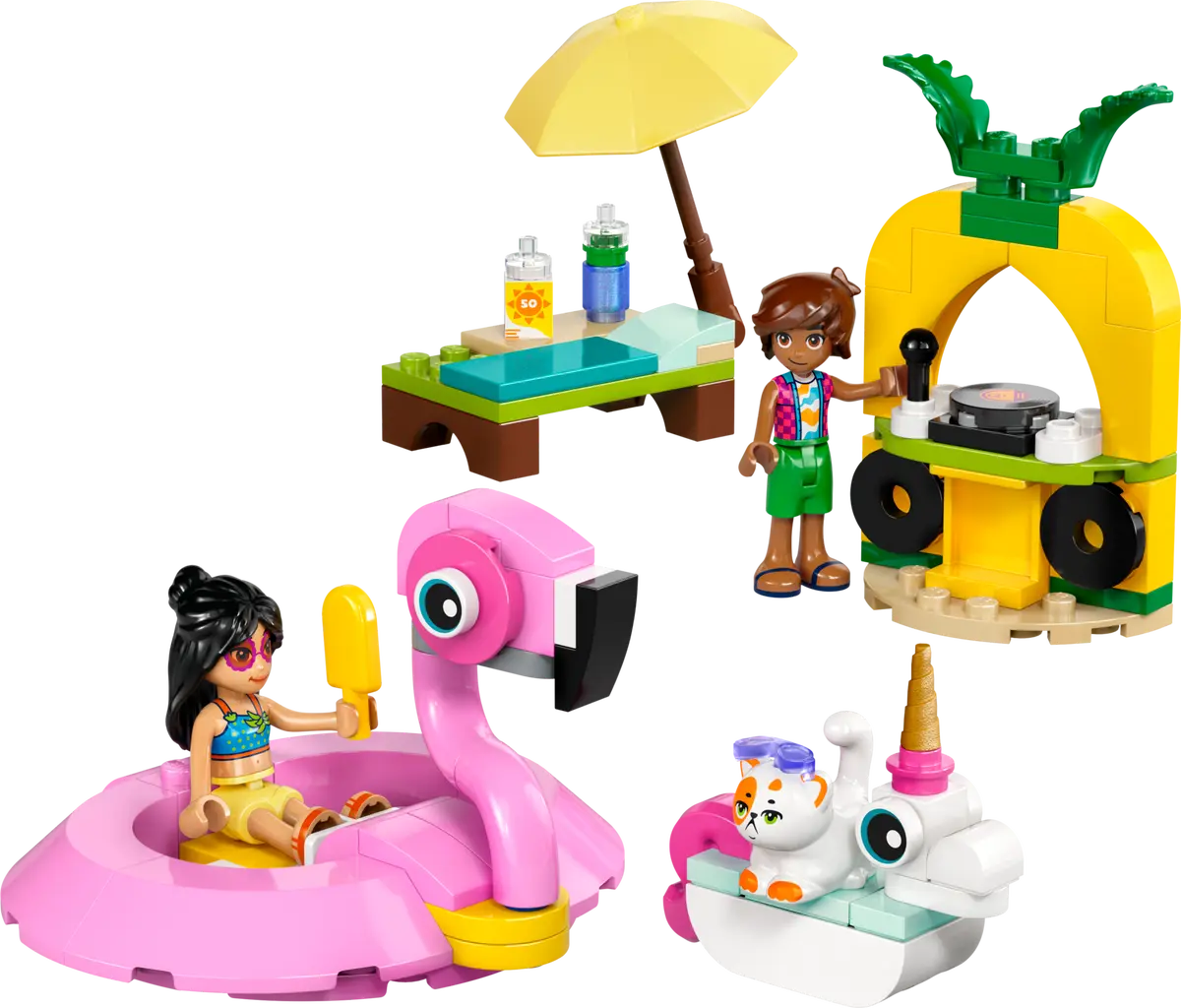Конструктор Lego Friends "Вечерка единорога и фламинго у бассейна", 42658 2