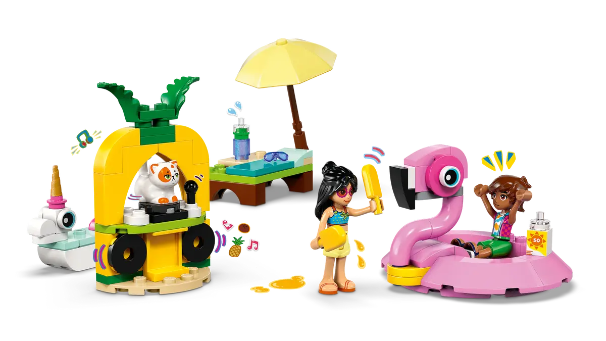 Конструктор Lego Friends "Вечерка единорога и фламинго у бассейна", 42658 3