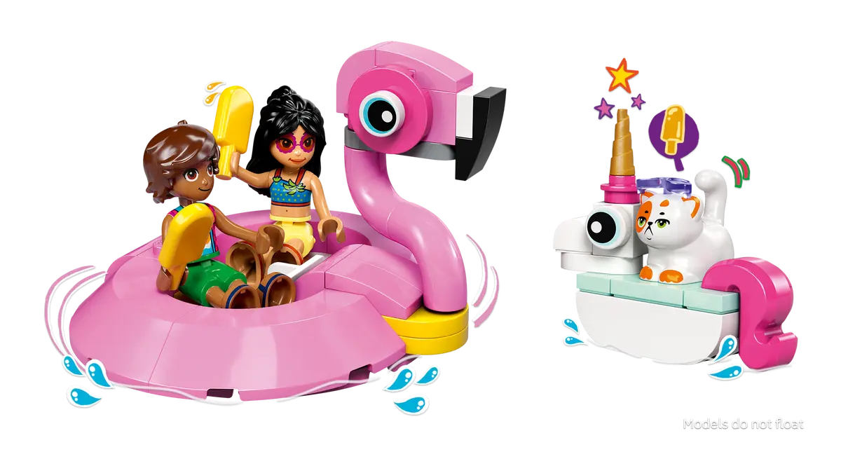 Конструктор Lego Friends "Вечерка единорога и фламинго у бассейна", 42658 5