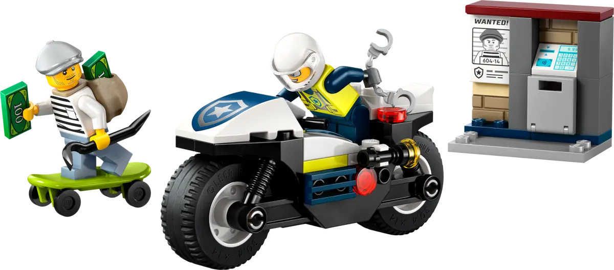 Конструктор Lego City "Преследование на полицейском мотоцикле", 60455 2