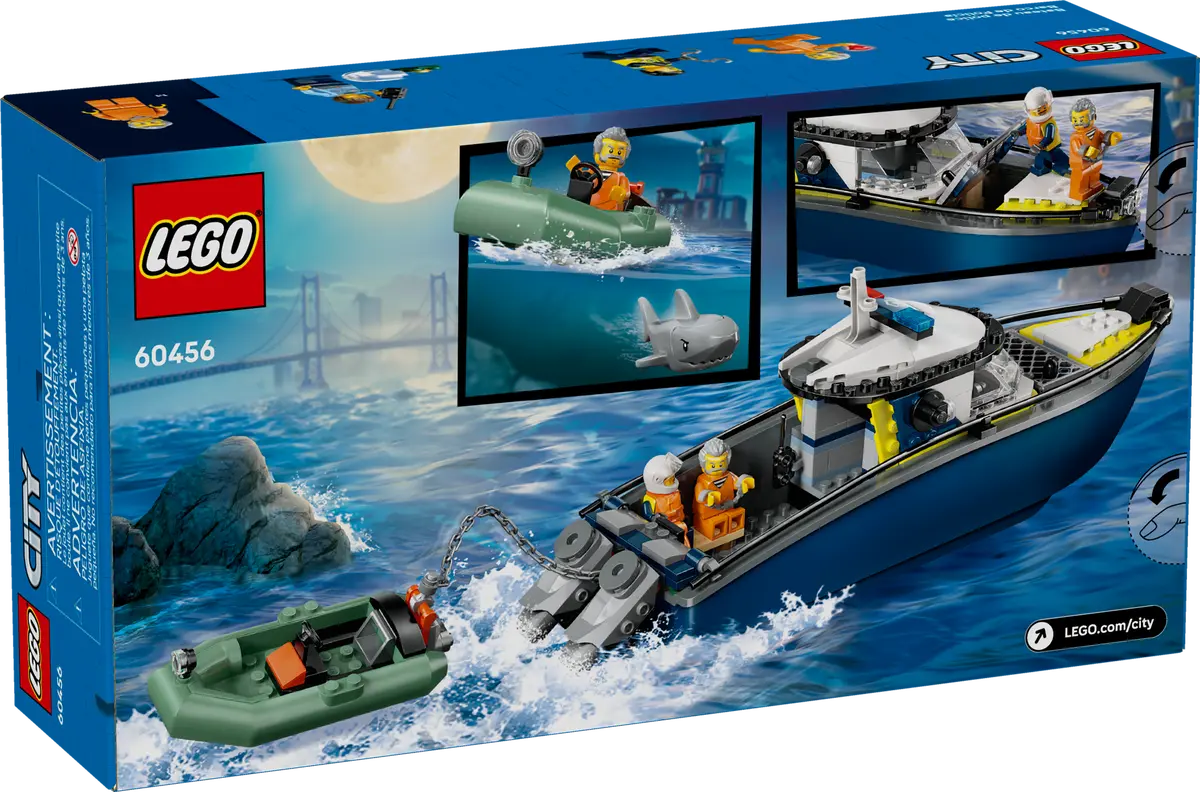 Конструктор Lego City "Переслідування на поліцейському катері", 60456 10