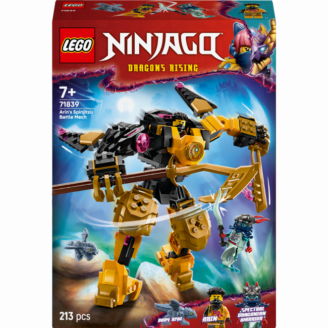 Конструктор Lego Ninjago "Бойовий робот Арін Спін-джитсу", 71839