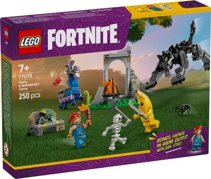 Конструктор Lego Fortnite "Табір Peely та Sparkplug", 77075 1