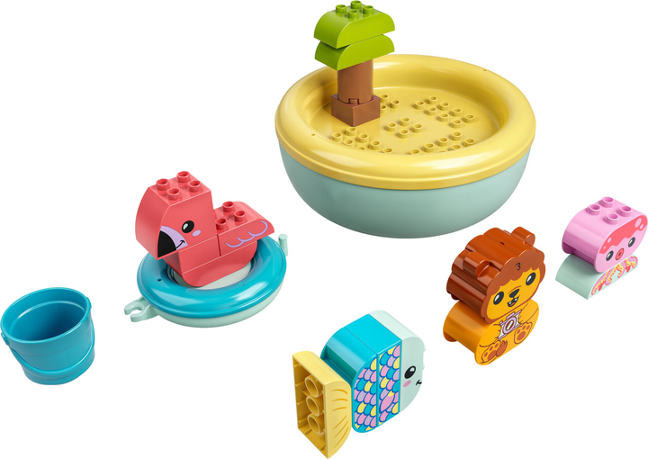 Конструктор Lego Duplo "Веселе купання: Плаваючий острів із тваринами", 10966 2