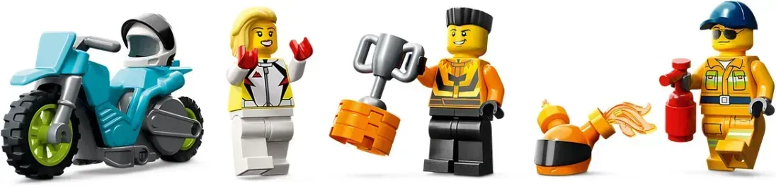 Конструктор Lego City "Завдання із каскадерською вантажівкою та вогняним колом", 60357 4