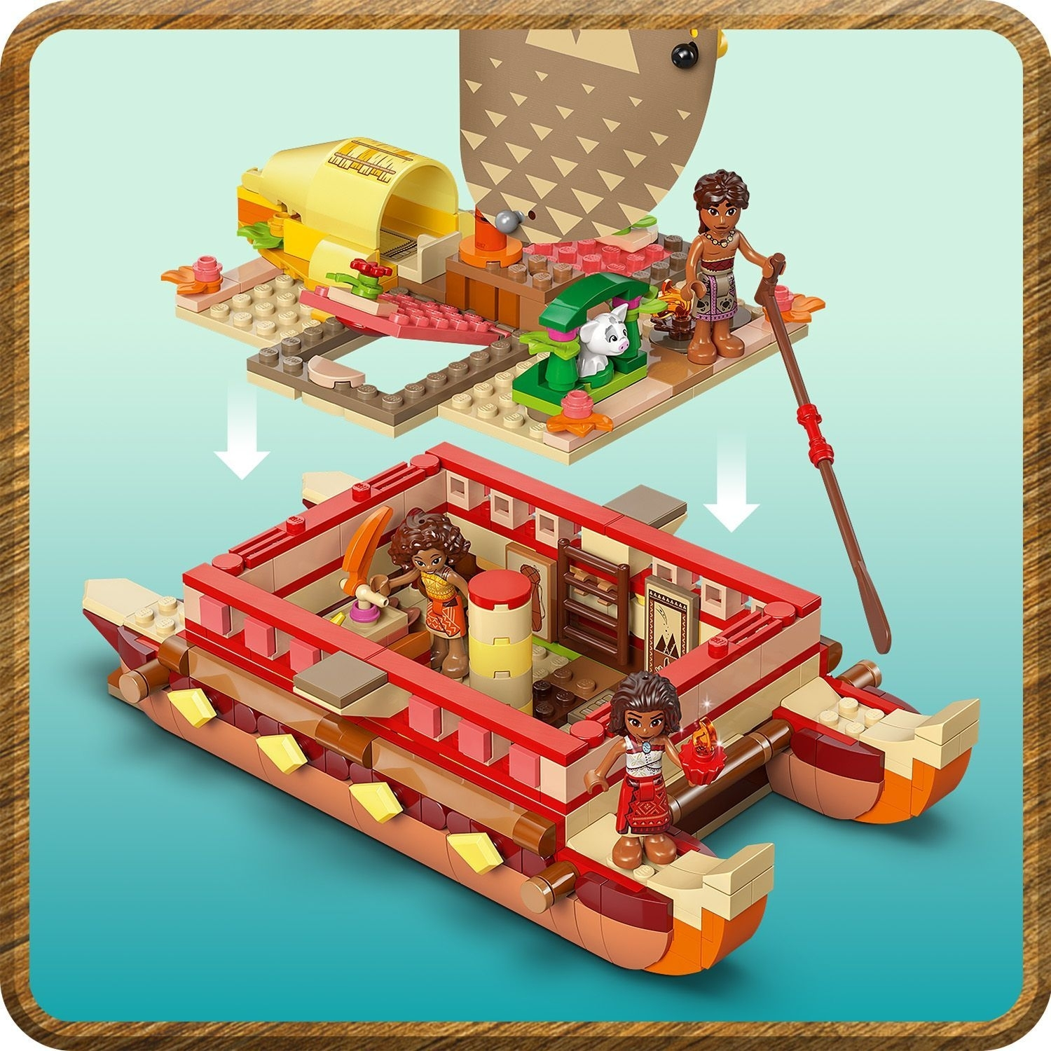 Конструктор Lego Disney "Пошуковий човен Ваяни", 43210 3