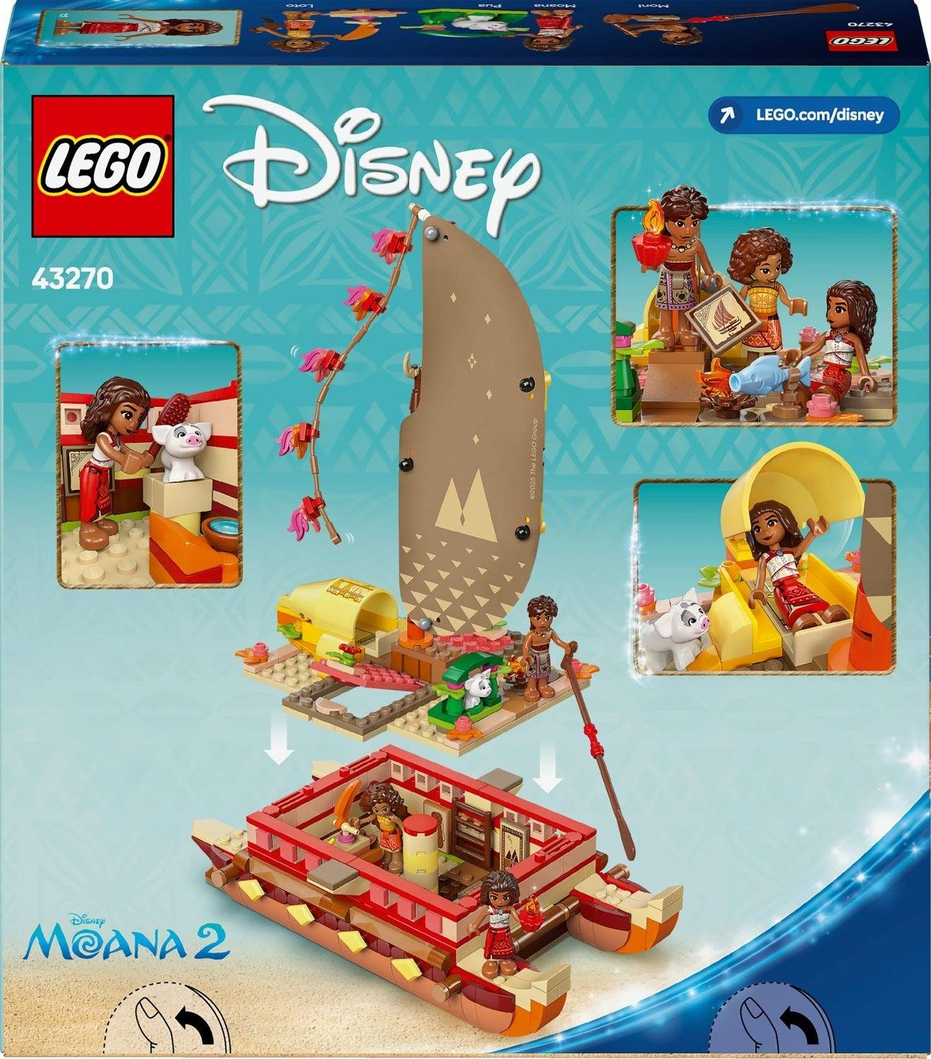 Конструктор Lego Disney "Пошуковий човен Ваяни", 43210 9