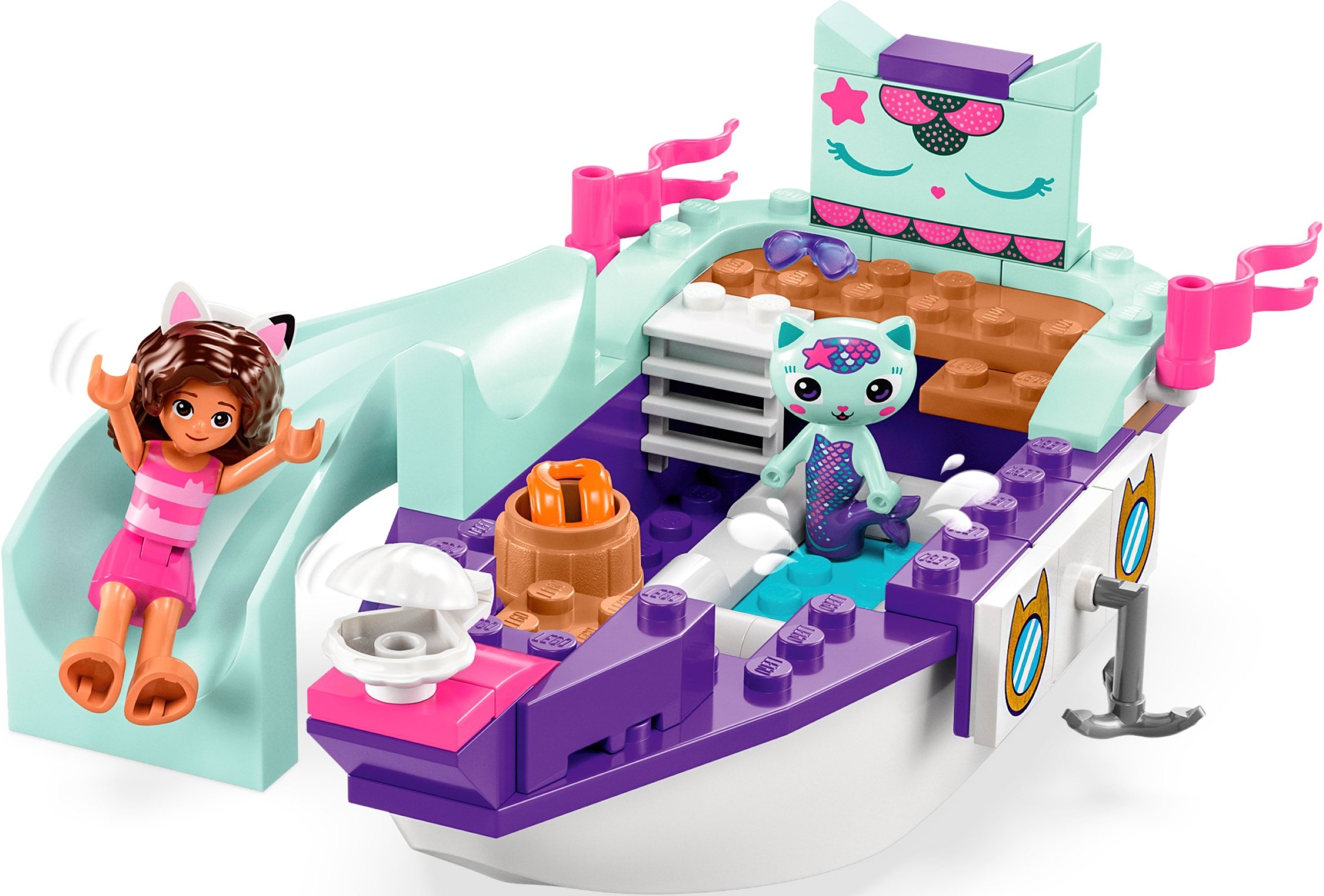Конструктор Lego Gabby`s Dollhouse "Корабель і спа Ґаббі й Нявки", 10786 4