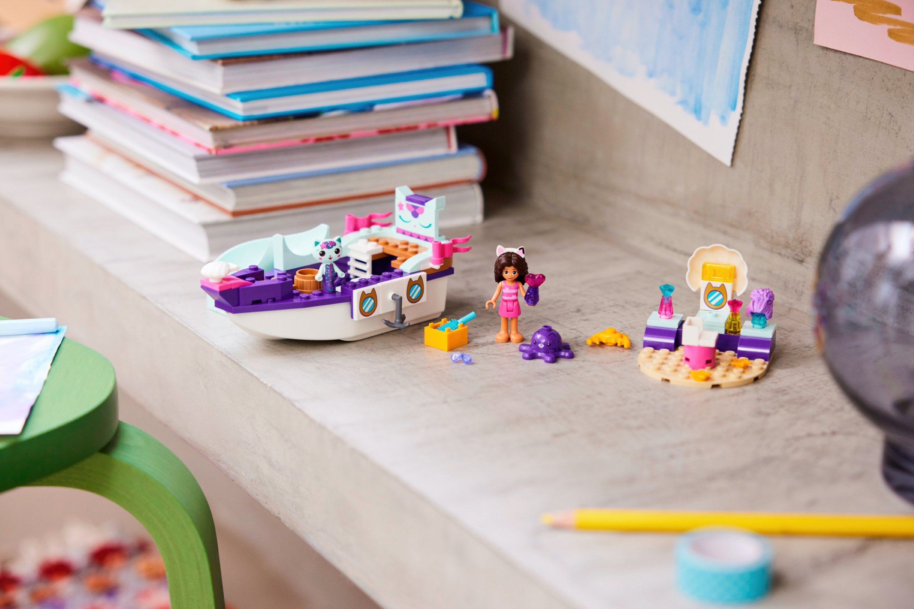 Конструктор Lego Gabby`s Dollhouse "Корабель і спа Ґаббі й Нявки", 10786 5