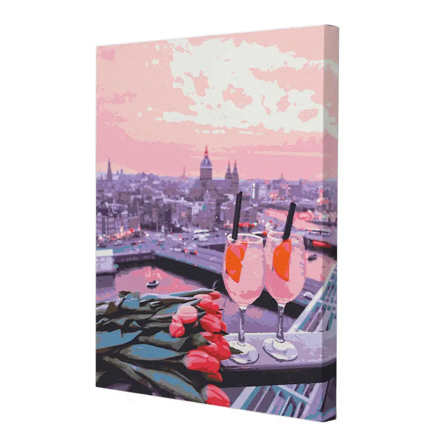 Набір для розпису за номерами "Амстердам" 40*50 см, RB-0035, ТМ "RIVIERA BLANCA" 1