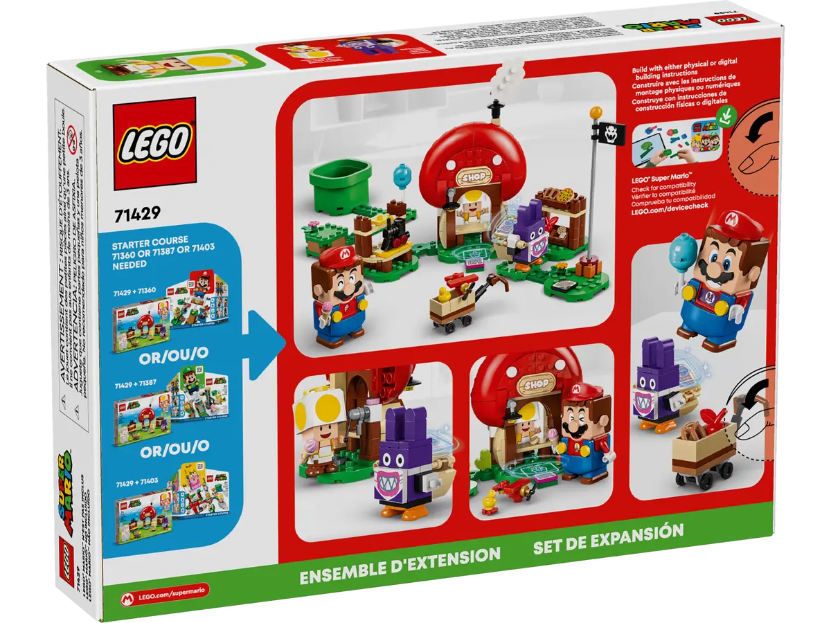Конструктор Lego Super Mario "Nabbit у крамниці Toad. Додатковий набір", 71429 7