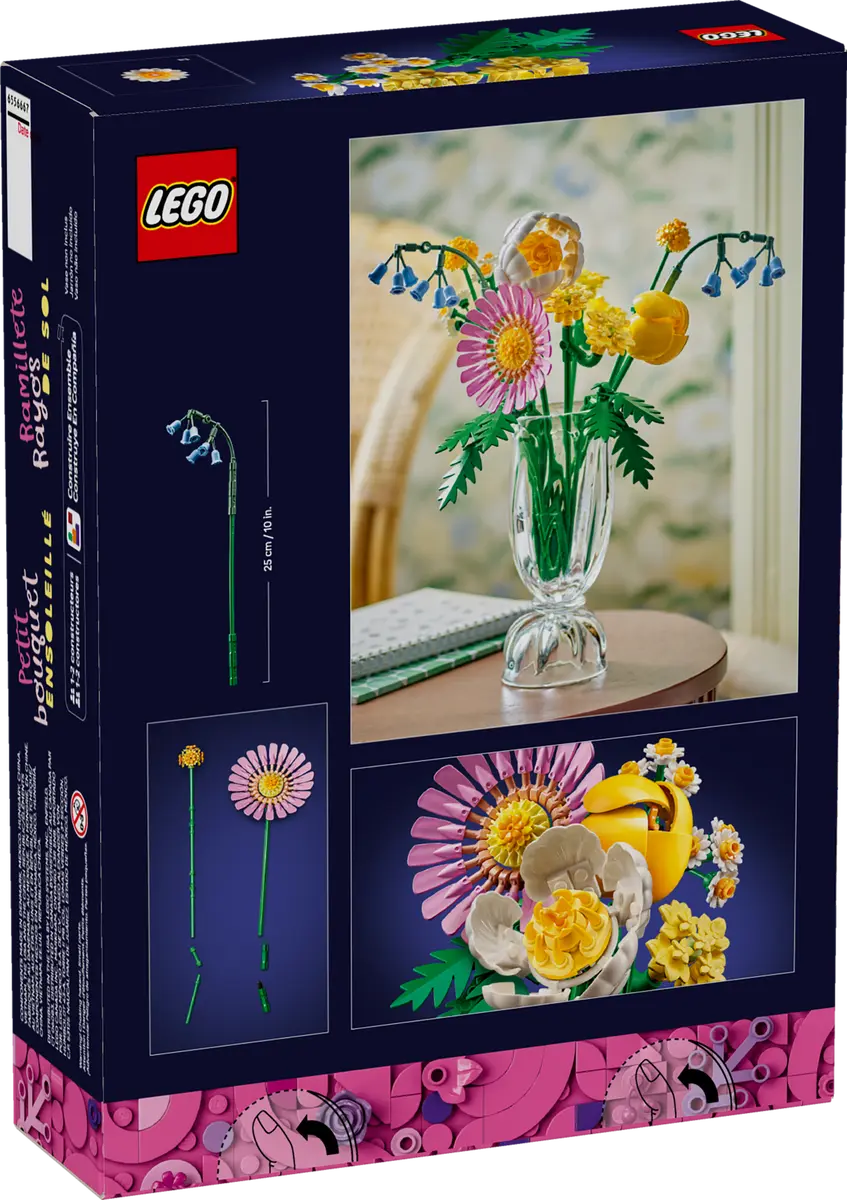 Конструктор Lego Botanicals "Мініатюрний сонячний букет", 10347 9