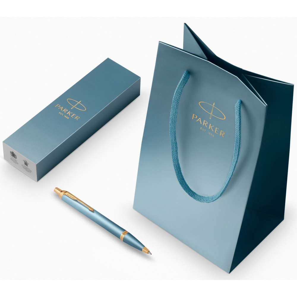 Ручка Parker IM Rituals Turquoise Green позол кул. + Пакет Parker Rituals, 29 132 3
