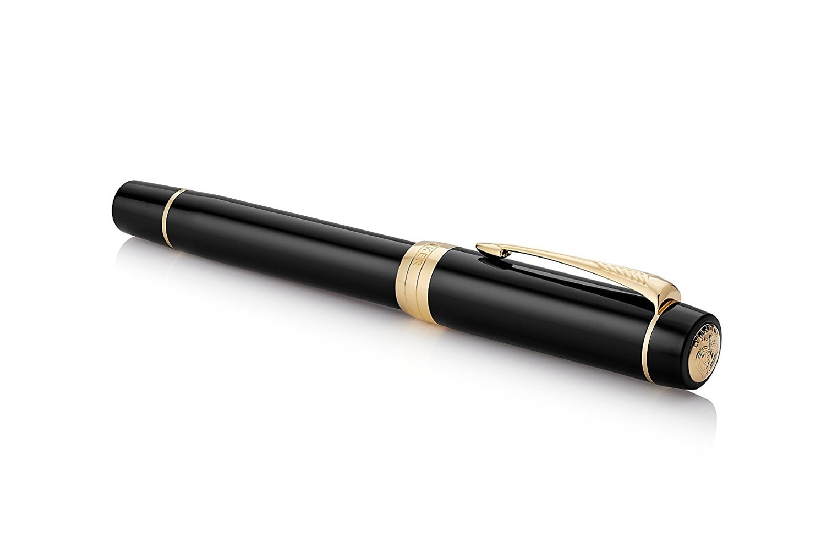 Ручка перо Duofold Classic Black позолоченая Parker 1