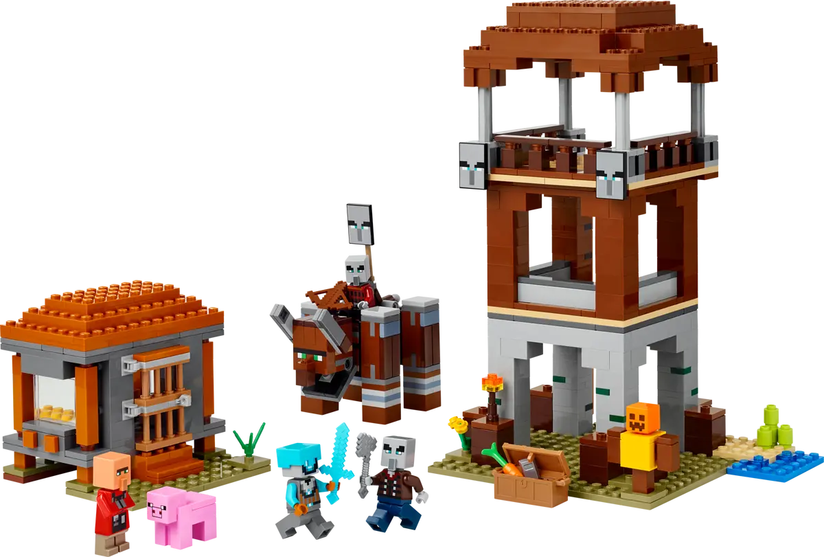 Конструктор Lego Minecraft "Аванпост разбойников и опустошитель", 21278 2