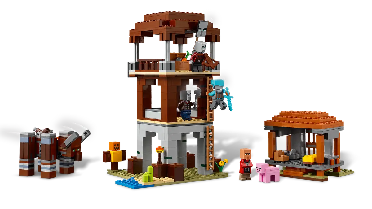 Конструктор Lego Minecraft "Аванпост разбойников и опустошитель", 21278 4