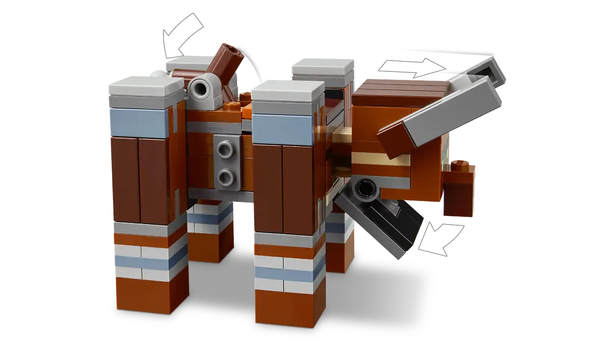 Конструктор Lego Minecraft "Аванпост разбойников и опустошитель", 21278 5