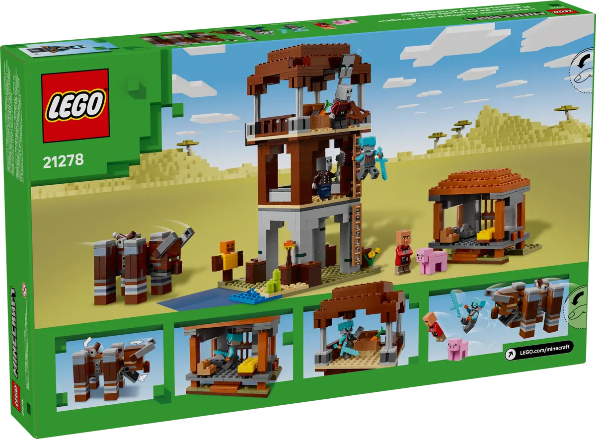 Конструктор Lego Minecraft "Аванпост разбойников и опустошитель", 21278 8