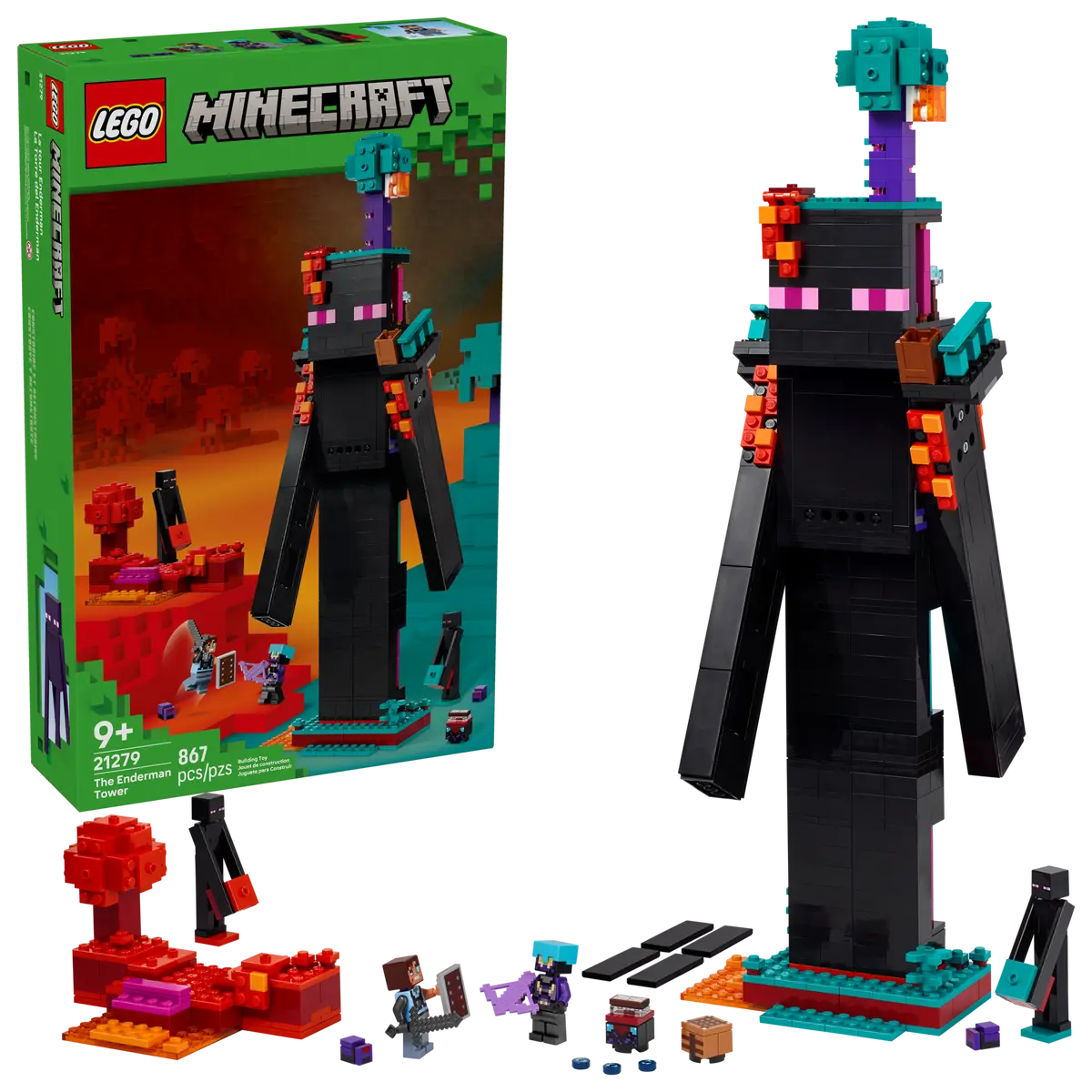 Конструктор Lego Minecraft "Башня Эндермена", 21279 1