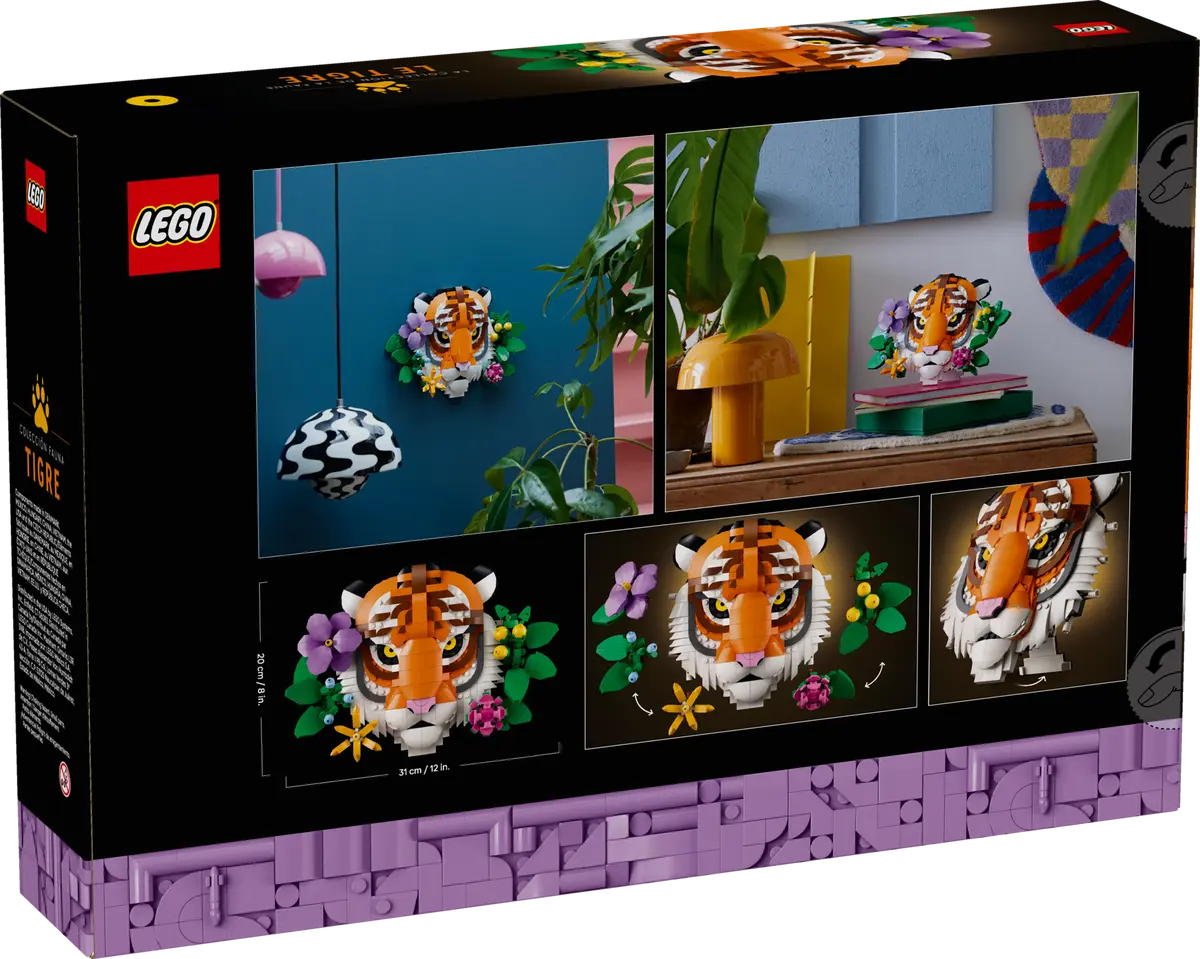 Конструктор Lego Art "Колекція фауни - Тигр", 31217 11