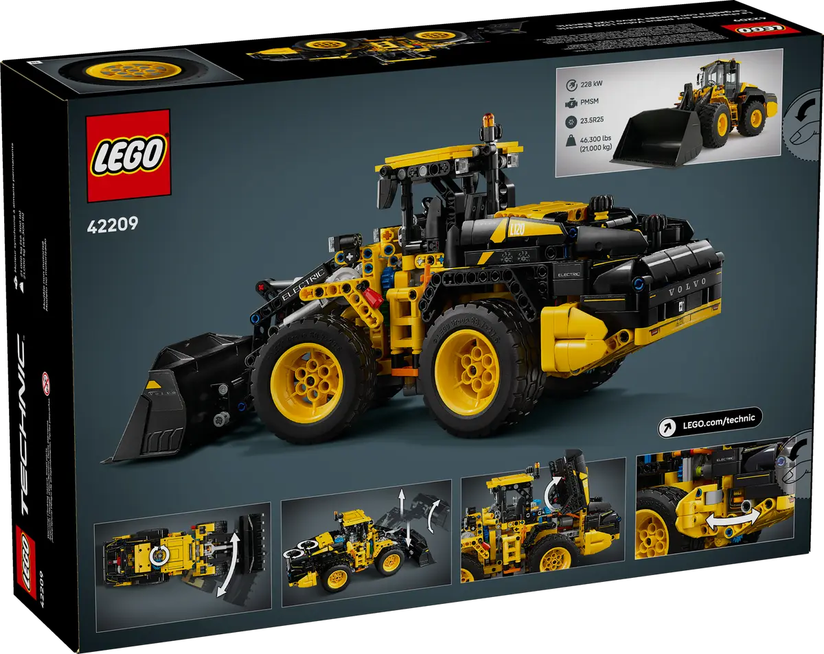 Конструктор Lego Technic "Колісний навантажувач Volvo L120 Electric", 42209 12