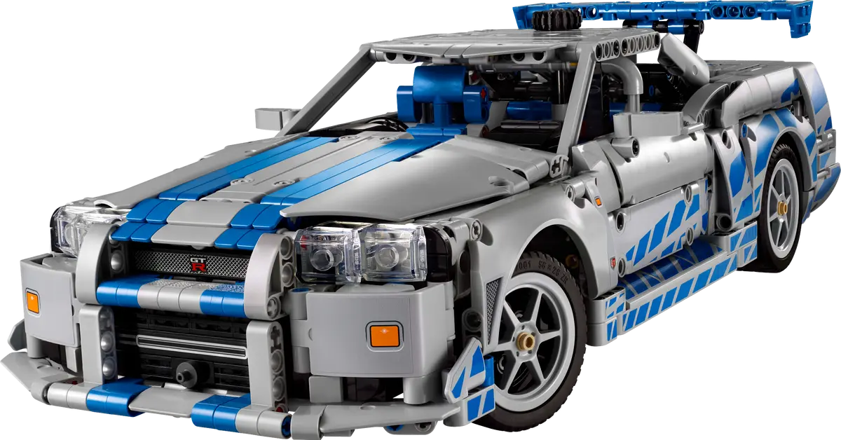 Конструктор Lego Technic "Двойной форсаж. Автомобиль Nissan Skyline GT-R (R34)", 42210 2