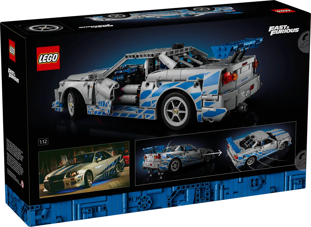 Конструктор Lego Technic "Двойной форсаж. Автомобиль Nissan Skyline GT-R (R34)", 42210 10