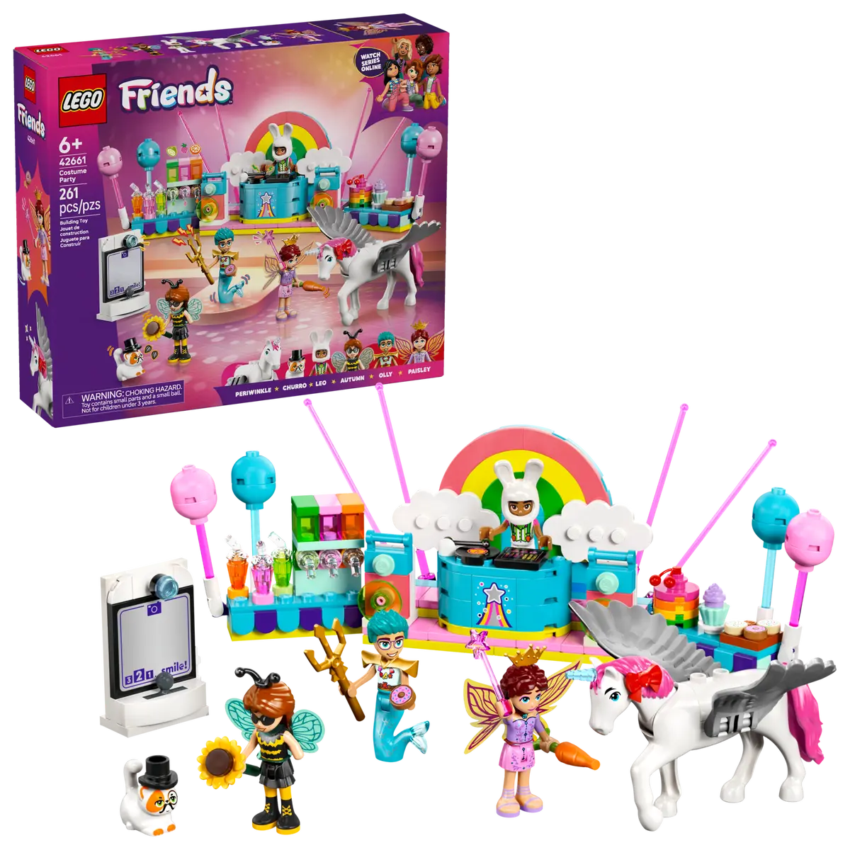 Конструктор Lego Friends "Костюмована вечірка з єдинорогом і феєю", 42661 1