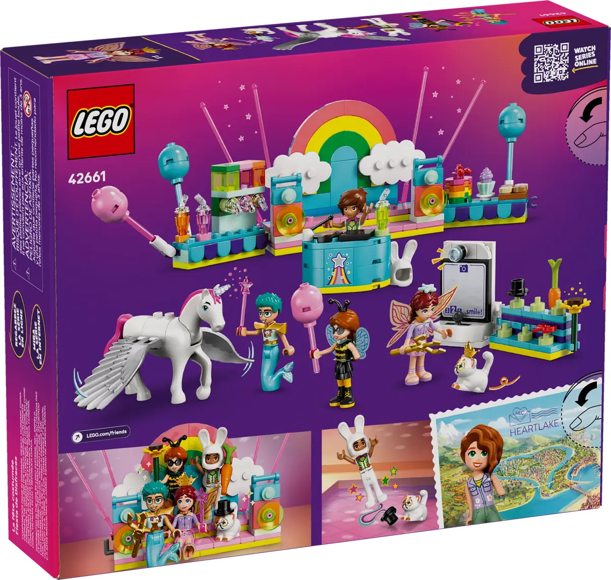 Конструктор Lego Friends "Костюмована вечірка з єдинорогом і феєю", 42661 11