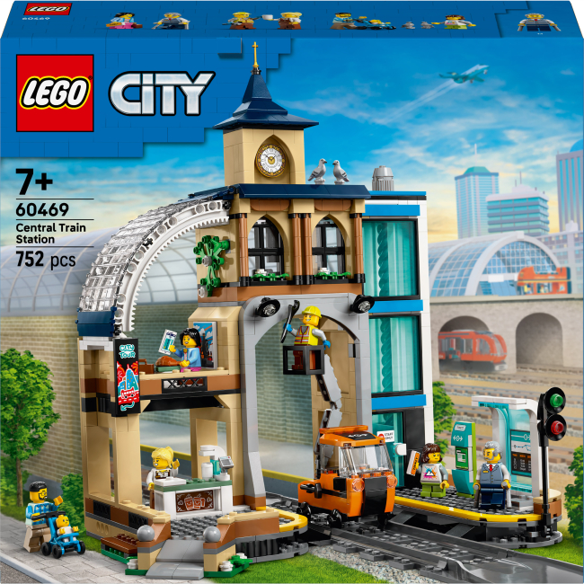 Конструктор Lego City "Центральний залізничний вокзал", 60469