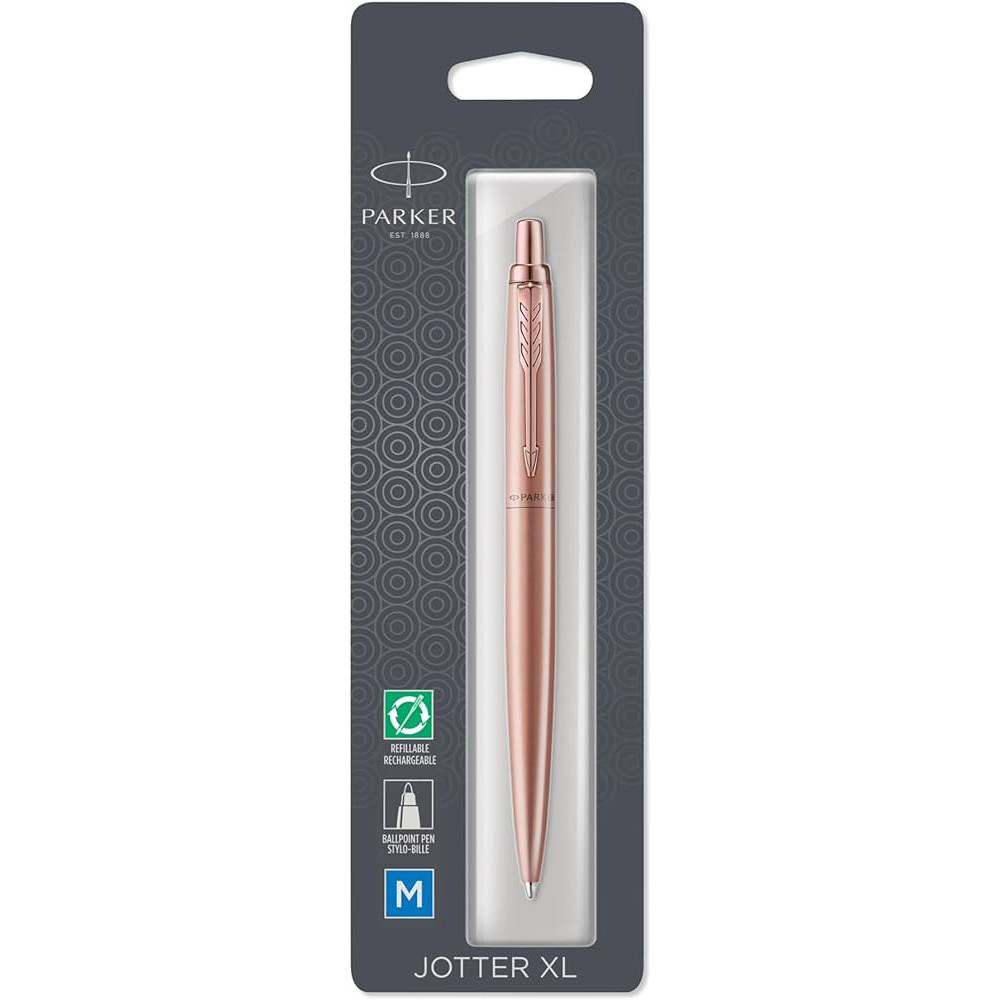 Ручка пулька. Jotter XL Monochrome Pink Gold, Parker блистер, 12 636 1