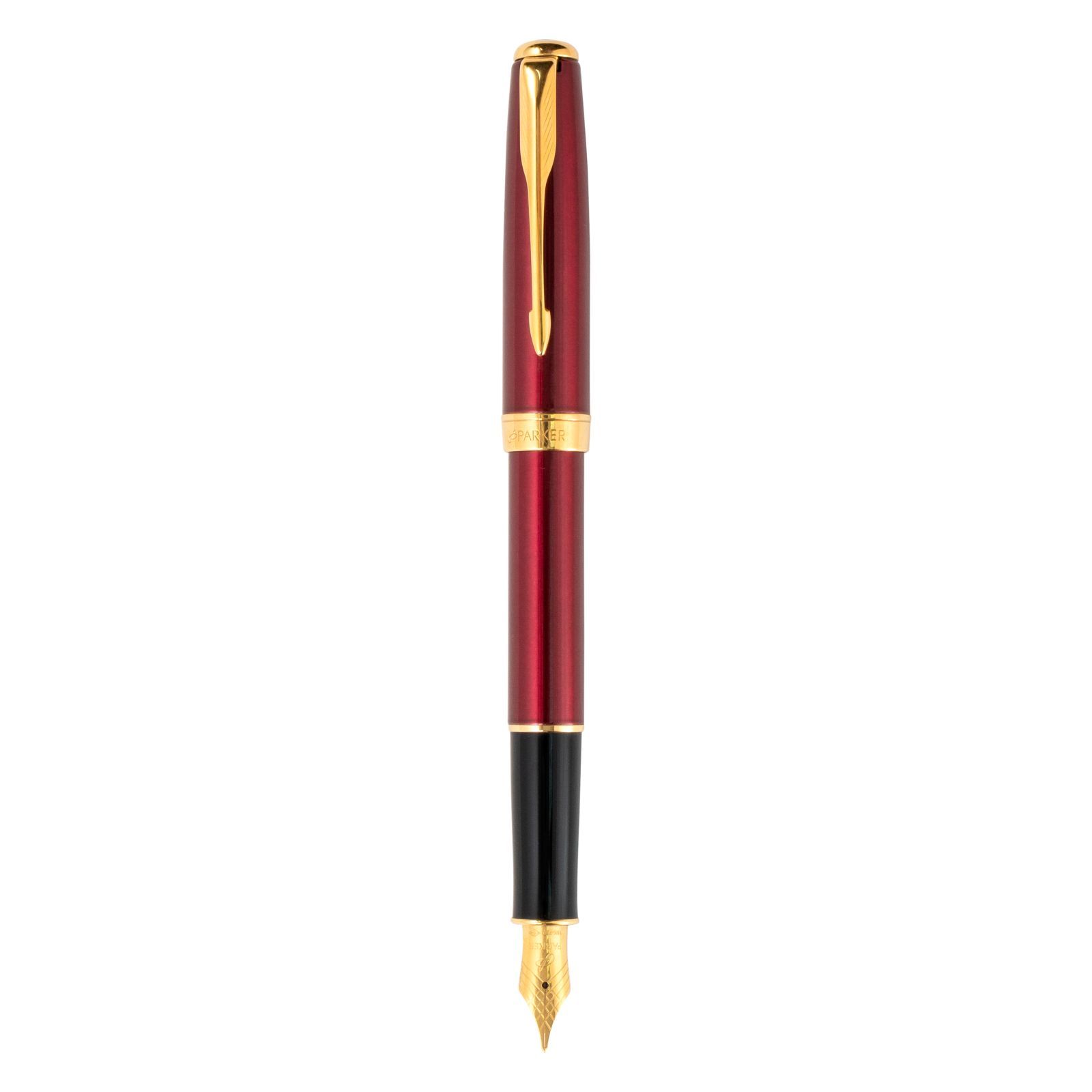 Ручка перо Sonnet лак красная Parker (F 31R)85 912R 1