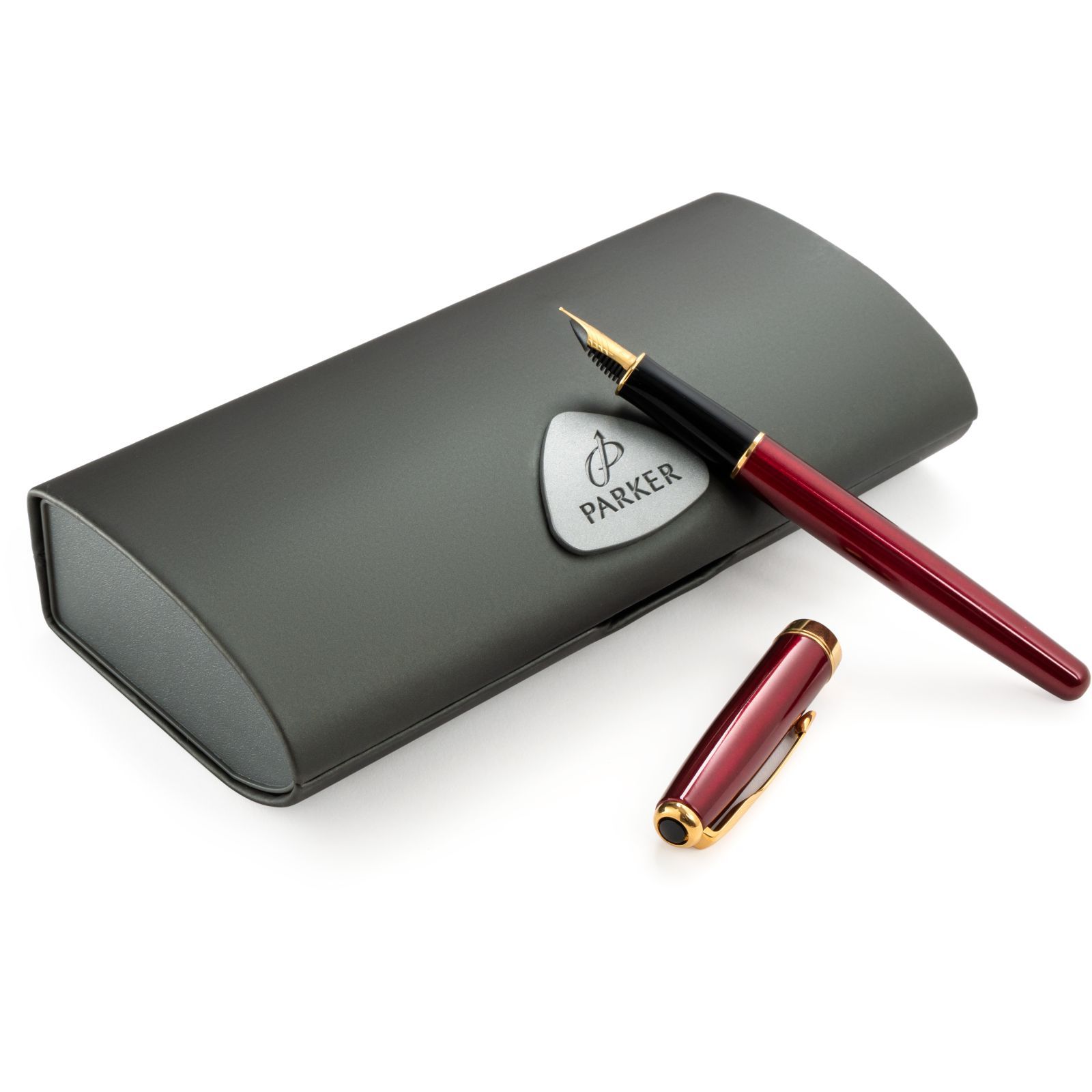 Ручка перо Sonnet лак красная Parker (F 31R)85 912R 3