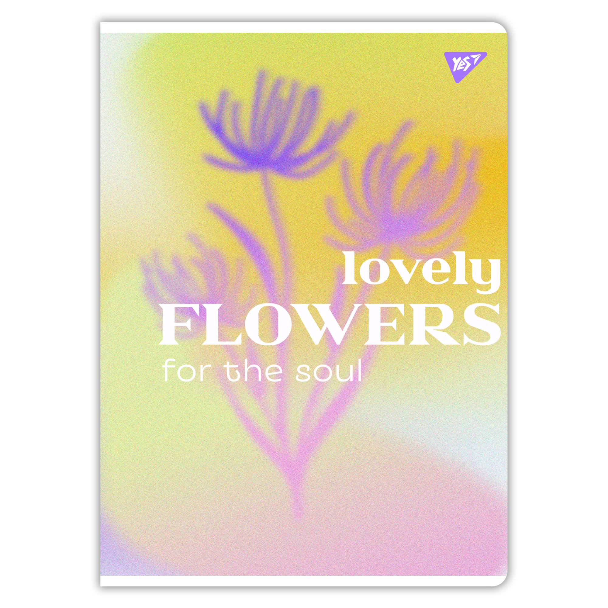Тетрадь для записей А4/48 кл. YES "Lovely flowers", гибрид, 682012 1